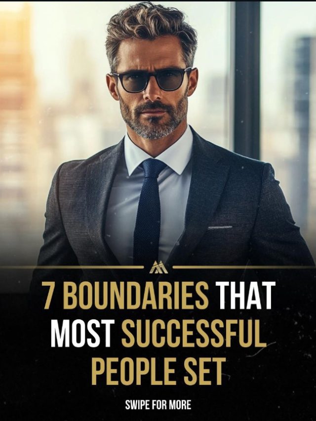 7 BOUNDARIES THAT MOST SUCCESSFUL PEOPLE SET